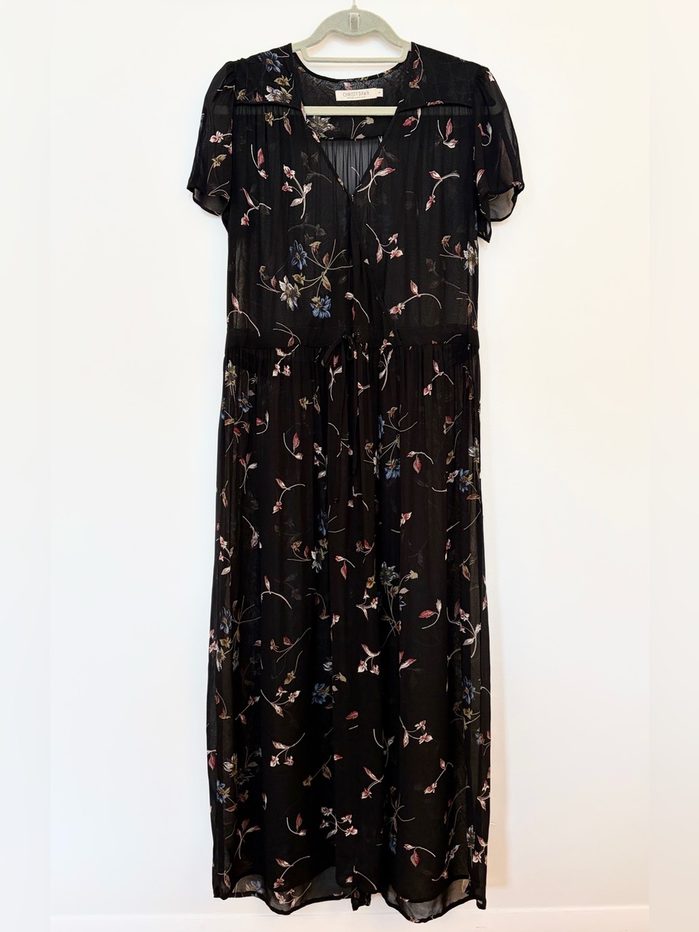 NWOT Christy Dawn Dawn Dress in Noir Bouquet Size M